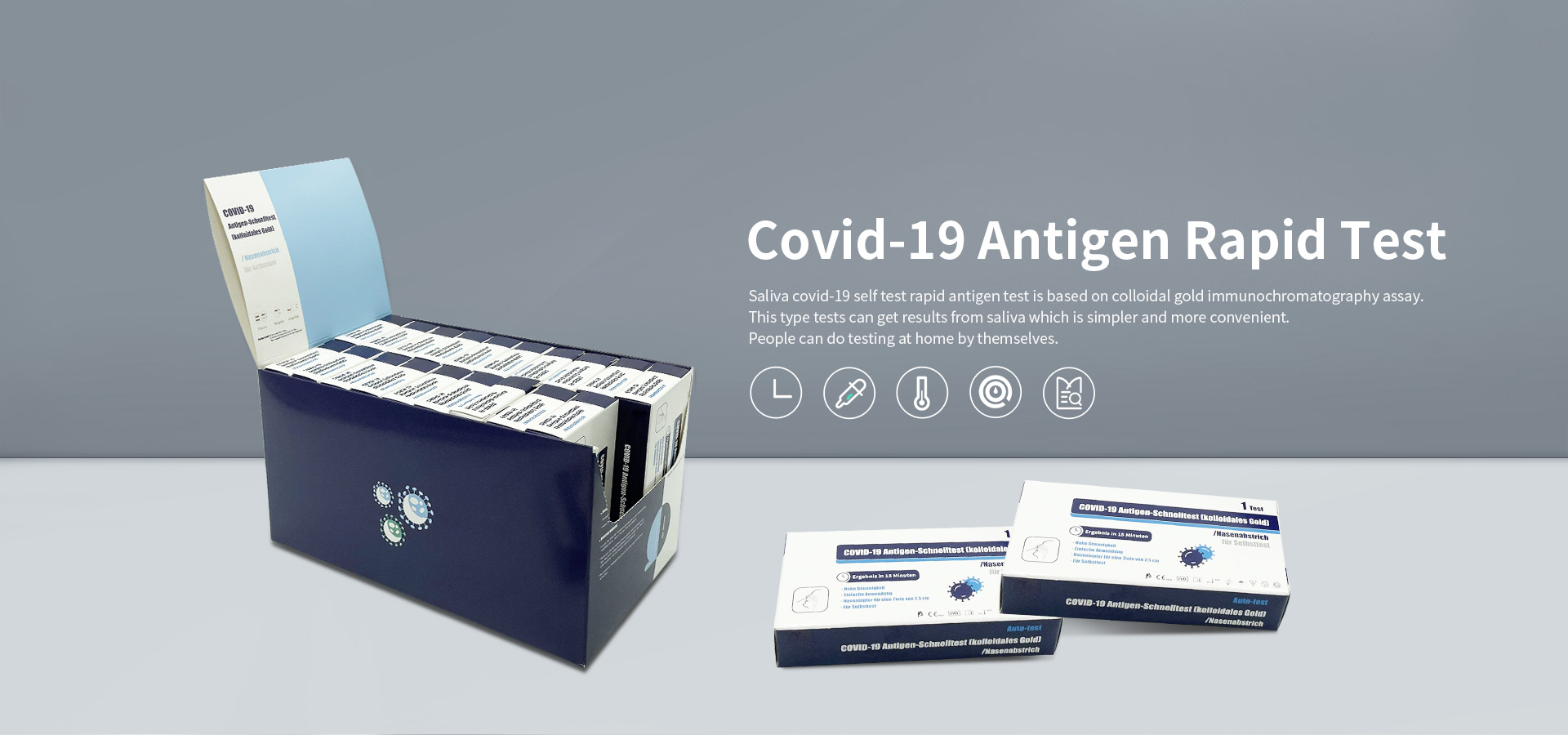 Kina Covid-19 Självtest tillverkare av snabba antigentest